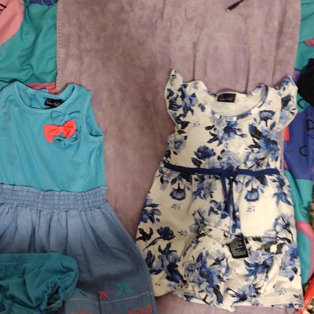 2  24month dresses with bottoms